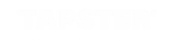 TAPSTER Logo Filled with Tagline White Registred
